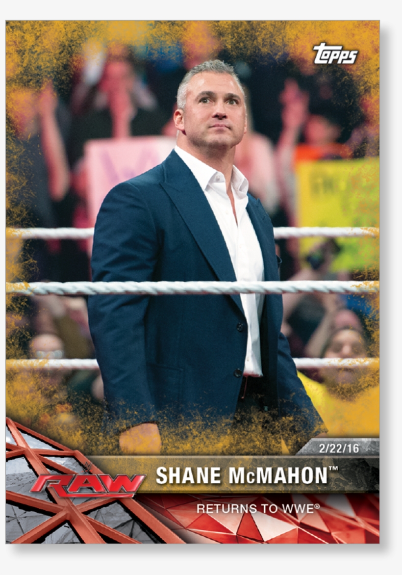 Shane Mcmahon 2017 Wwe Road To Wrestlemania Base Cards - Shane Mcmahon, transparent png download