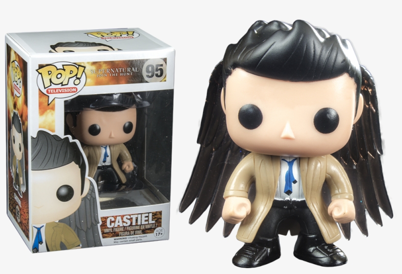 Castiel With Wings Pop Vinyl Figure - Funko Pop Supernatural Castiel, transparent png download