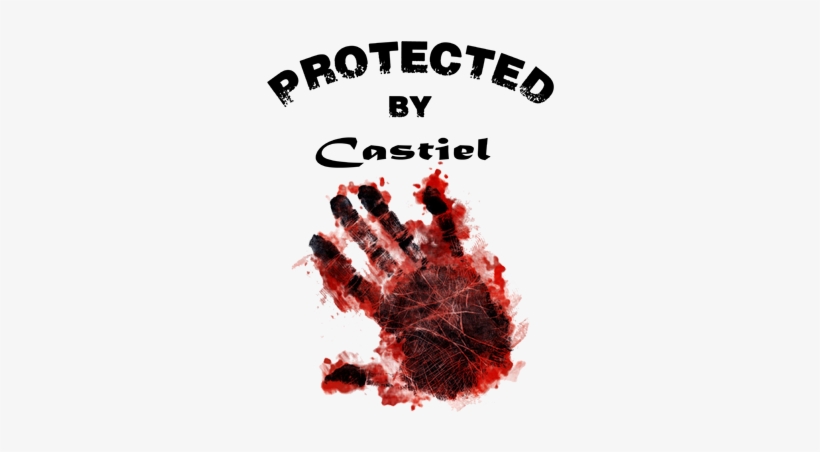 For Castiel Fans - Bloody Handprint, transparent png download