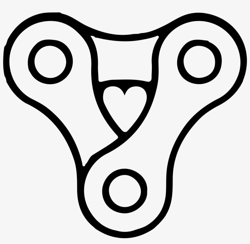 Bike Clipart Chain Link Bike Chain Heart Tattoo PNG Image