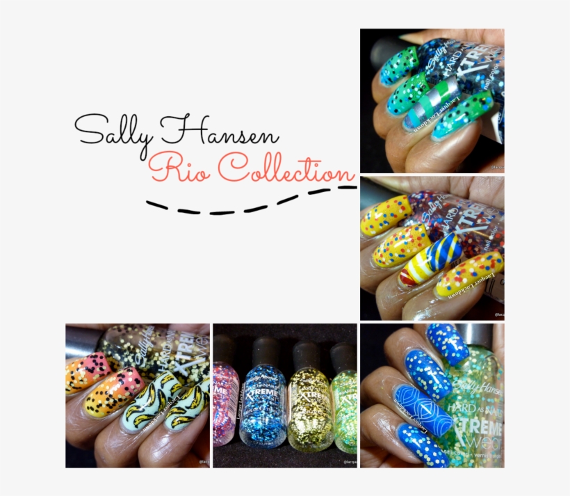 These Polishes Are Matte Glitters Contained In A Clear - Nail Polish, transparent png download