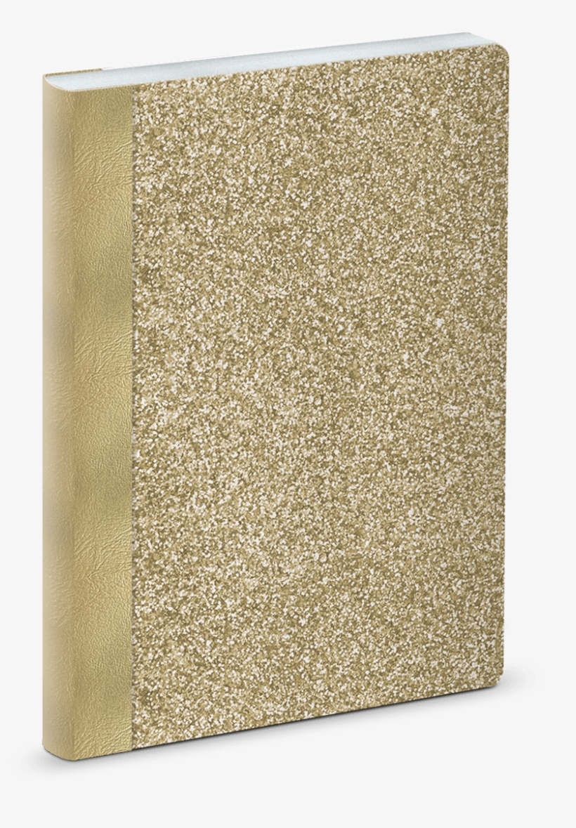 Gold Glitter Journal - Gold, transparent png download
