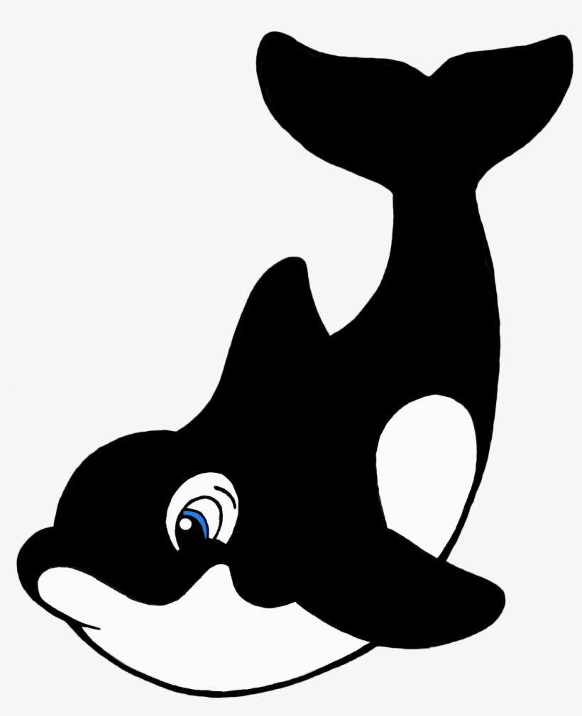 Cartoon Killer Whale - Cute Killer Whale Cartoon, transparent png download