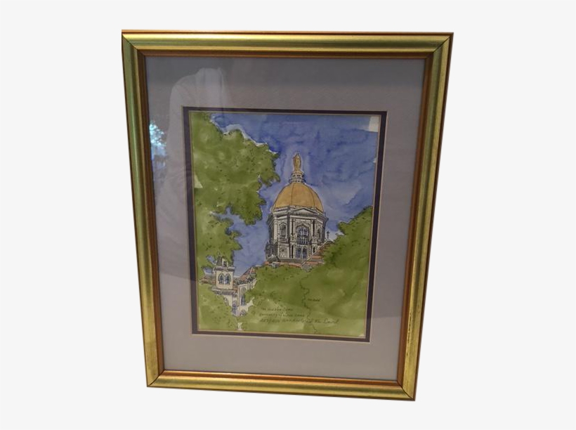 Ken David University Of Notre Dame Golden Dome Drawing - Notre Dame Golden Dome, transparent png download