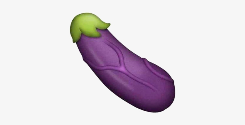 Eggplant Emoji - Veiny Eggplant Emoji, transparent png download