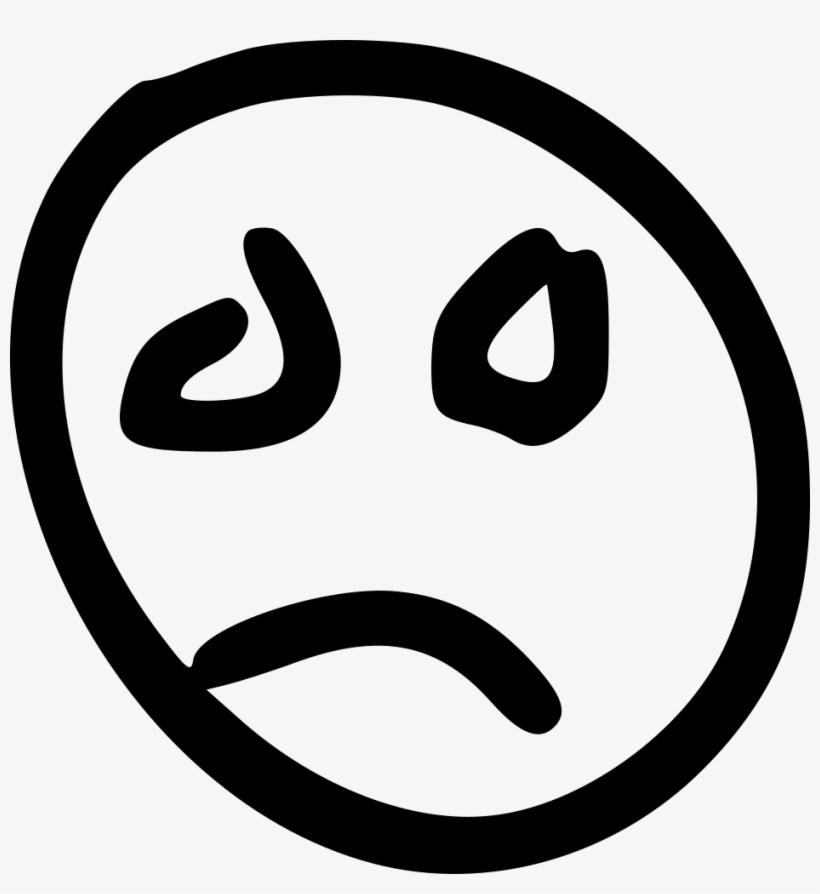 Sad Bad Boring Face Comments - Scalable Vector Graphics, transparent png download