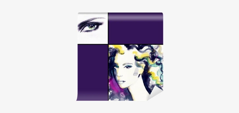 Woman Portrait - Portrait Abstract Fashion Art, transparent png download