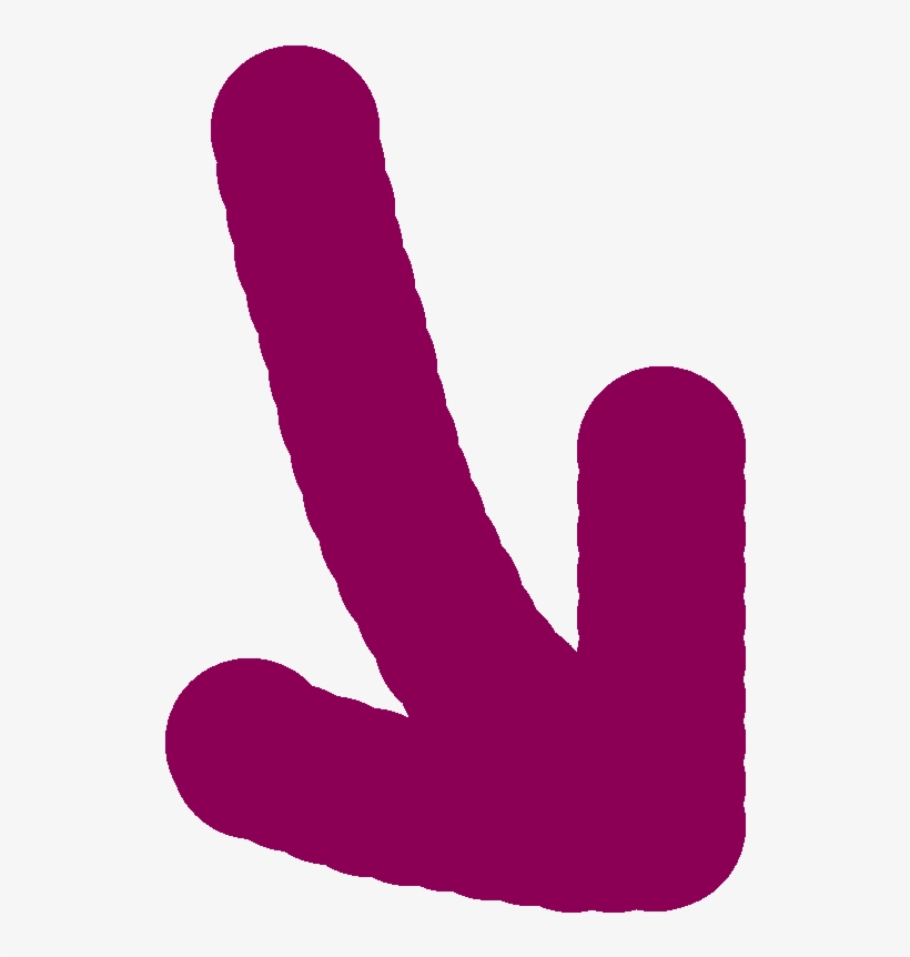 Boton Flecha Fucsia - Fuchsia, transparent png download
