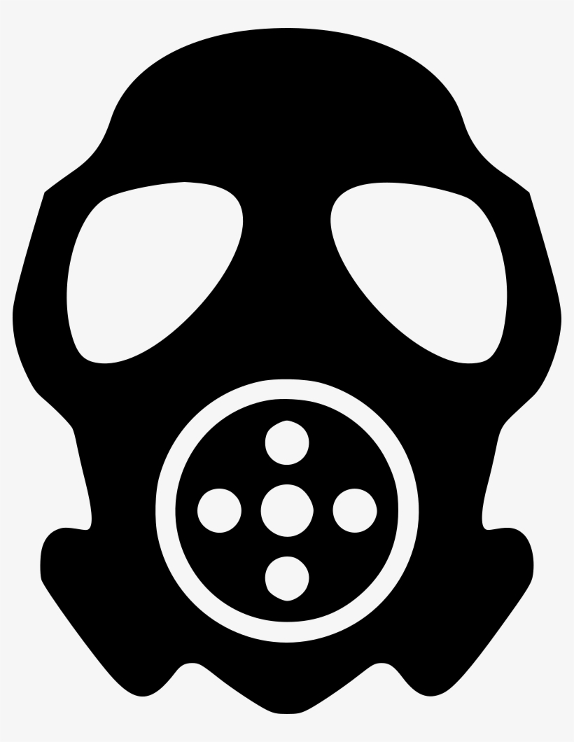Banner Library Attack Face Svg Png Icon Free Download - Png Free Mask Gas, transparent png download