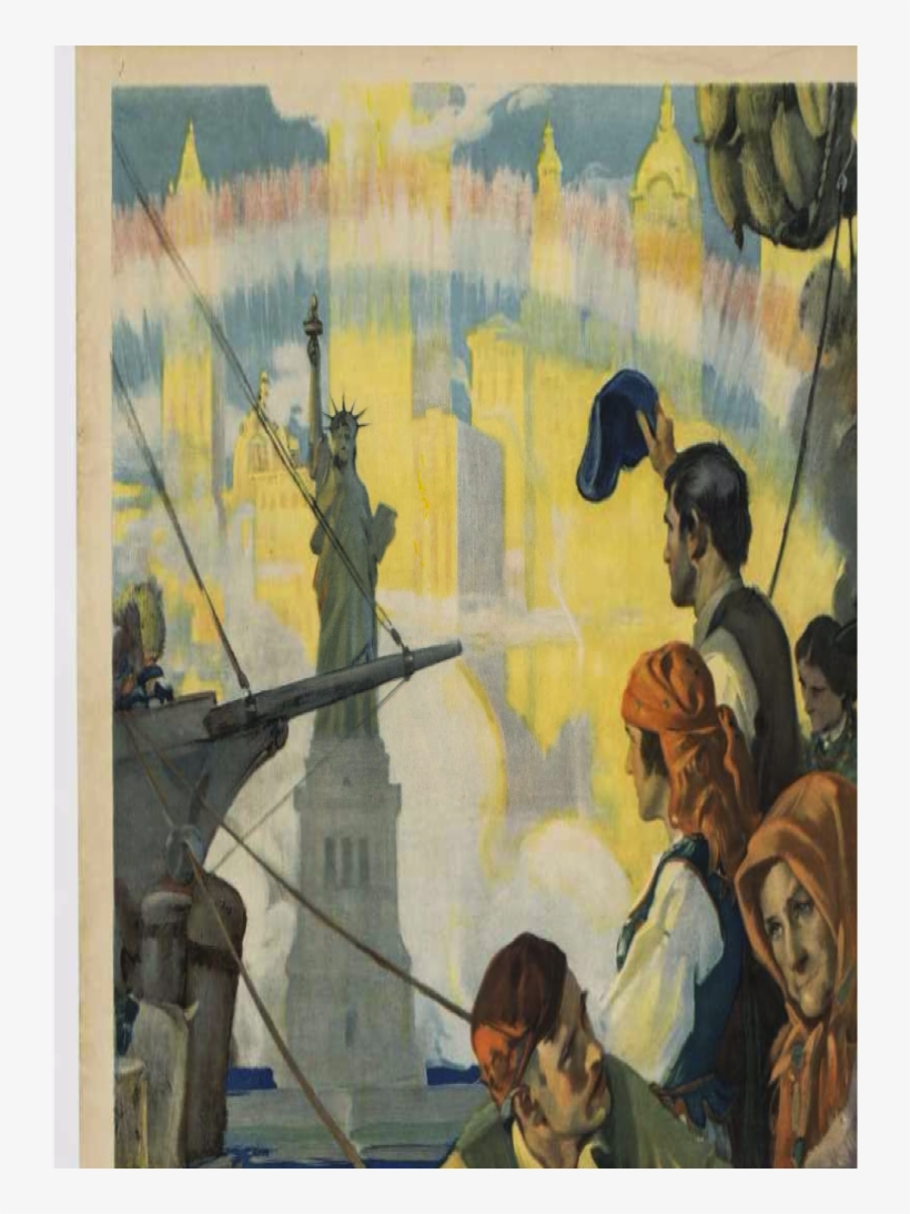 Untitled - Gallery-wrapped Canvas Art Print 8 X 8 Entitled Immigrants, transparent png download