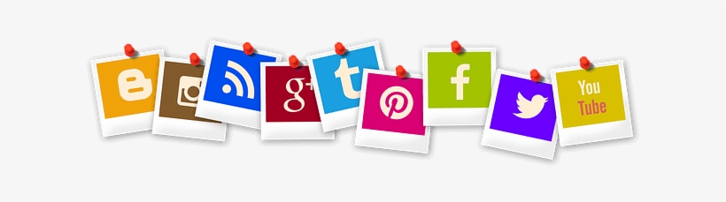 Social Media Icons - Social Media Platforms Png, transparent png download