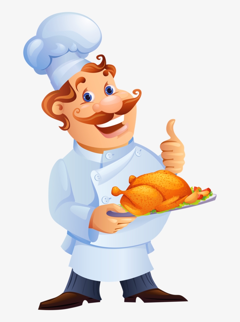 Clipart Black And White Png Clip Art Decoupage And - Chef Vector Free Download, transparent png download