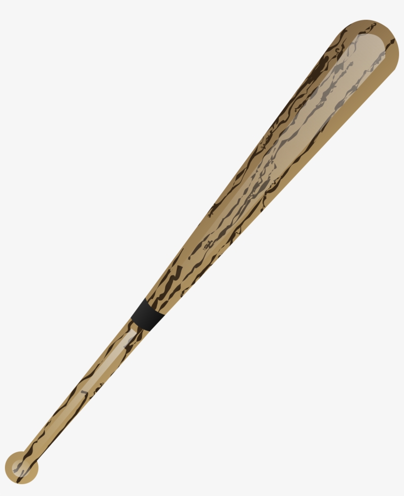 Baseball Bat Png Freeuse Stock - Wooden Baseball Bat Bib, transparent png download