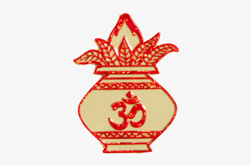 Kalash With Om Writing Png Image - Indian Wedding Kalash Png, transparent png download