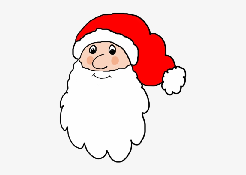 Png Stock Beard Clipart Small - Santa Beard Clip Art, transparent png download