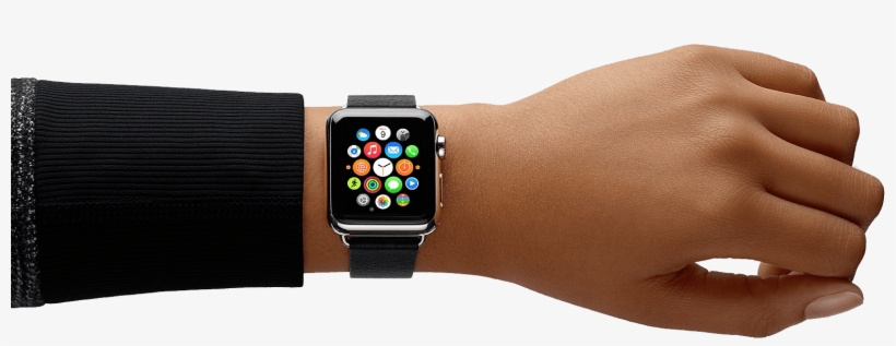 Apple Watch Hand - Apple Watch Hand Png, transparent png download