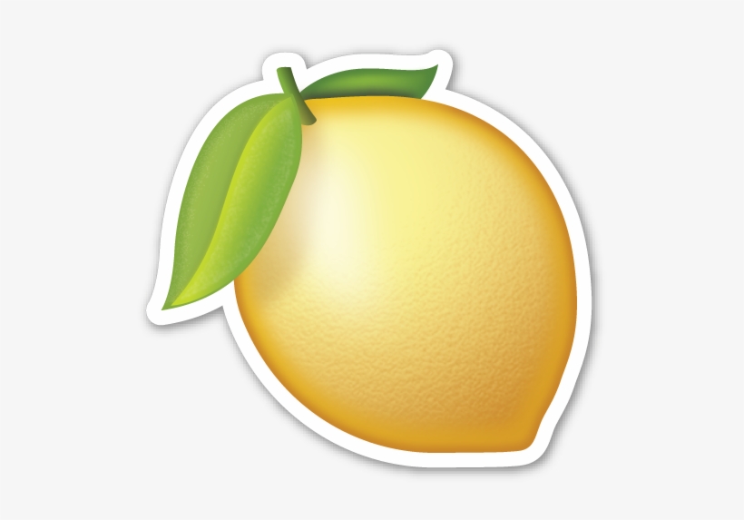 **this Sticker Is The Large 2 Inch Version That Sells - Emoji Limon Png, transparent png download