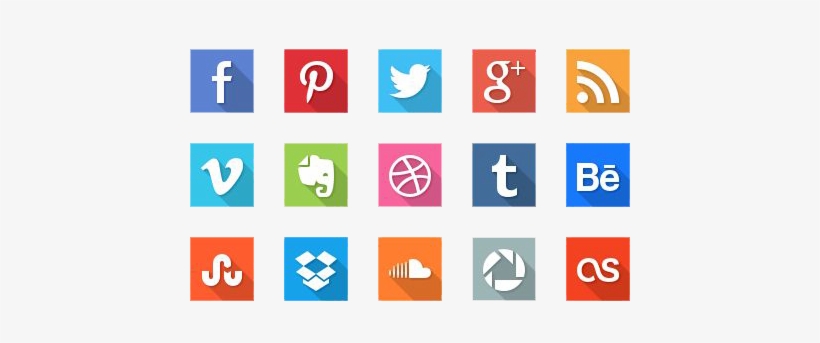 Download Png Image Report - Social Media Icons Png Flat, transparent png download