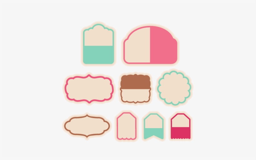Set Svg Scrapbook Cut File Files For - Cute Price Tags Png, transparent png download