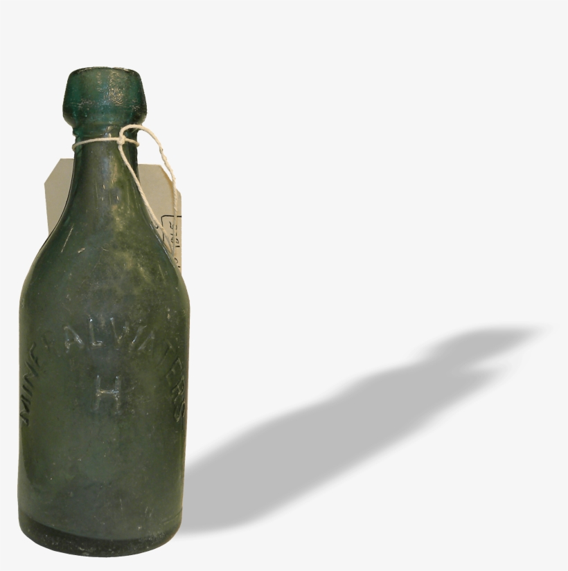 Made Mineral Water Bottle From Railroad Roundhouse, - Water, transparent png download