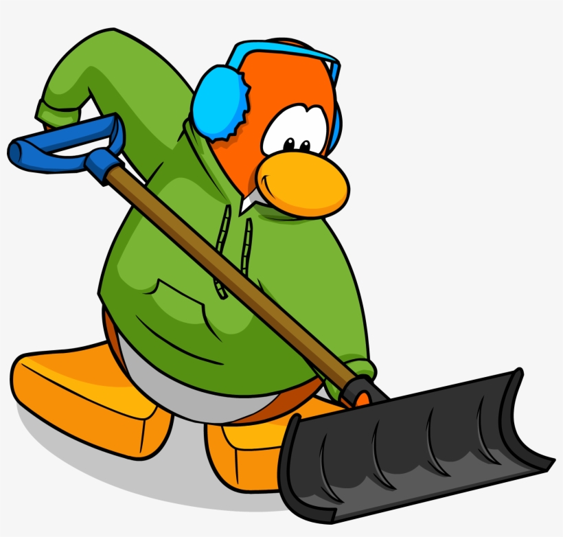 Loading Screen Shovel - Club Penguin Snow Shovel, transparent png download