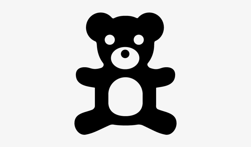 Kid Teddy Bear Vector - Toy Icon Png, transparent png download