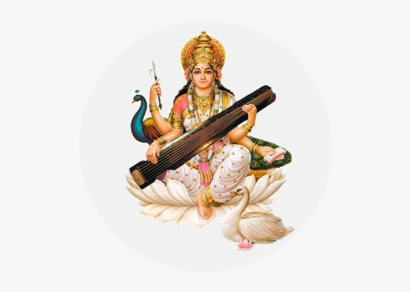 Saraswati Png Image - Saraswathi Matha Png, transparent png download