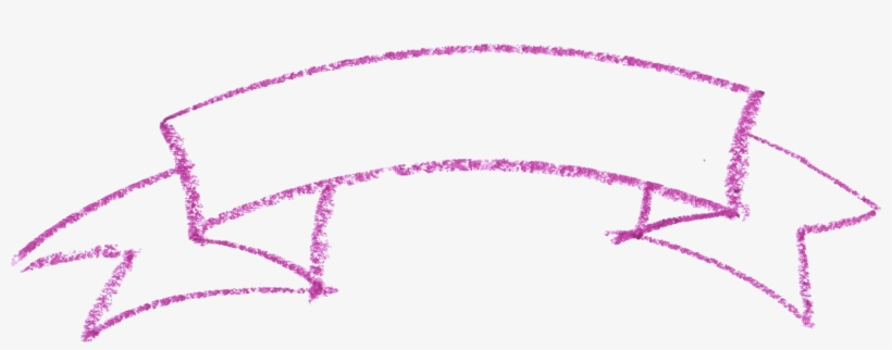 Free Download - Ribbon Banner Png Watercolour Ribbon, transparent png download