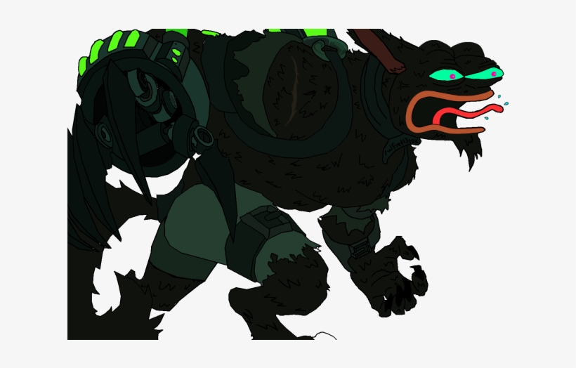 Cyborg Monster Pepe - Monster Pepe, transparent png download