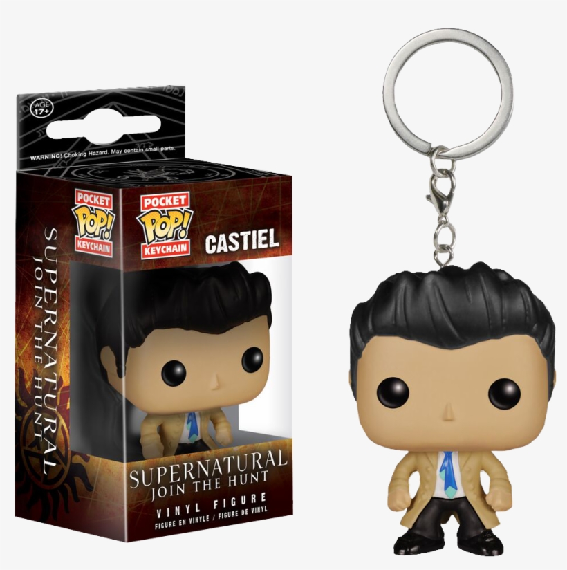 Supernatural - Pop Keychain Castiel, transparent png download