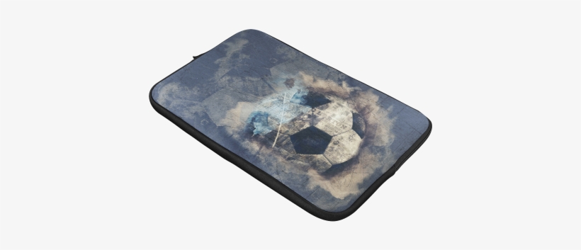 Abstract Blue Grunge Soccer Macbook Pro 17'' Video - Abstract Blue Grunge Soccer Throw Blanket, transparent png download