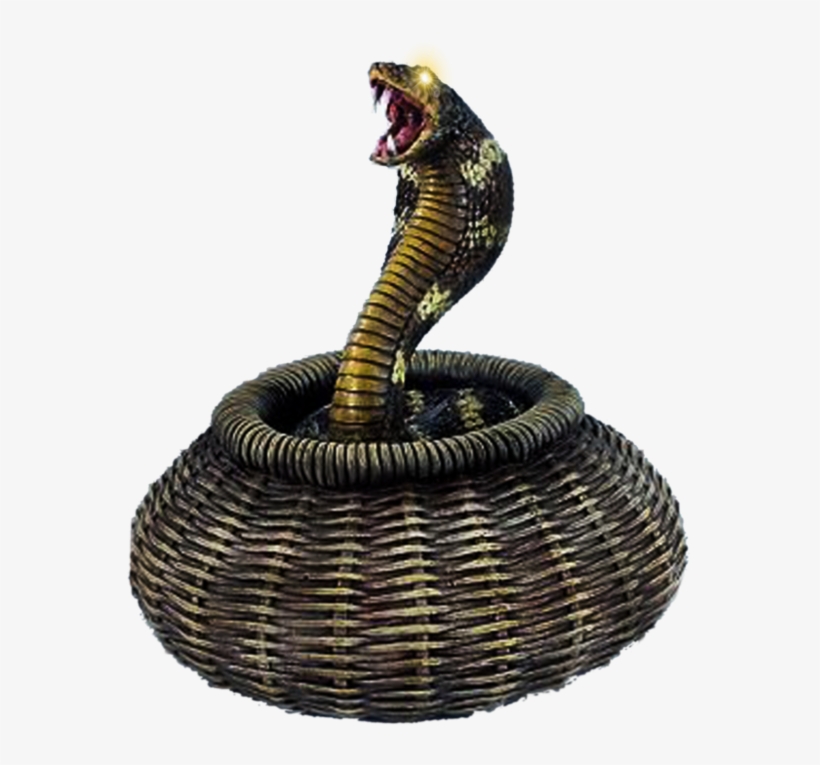 Snake Cobra Naja Freetoedit - Cobra In A Basket Prop, transparent png download