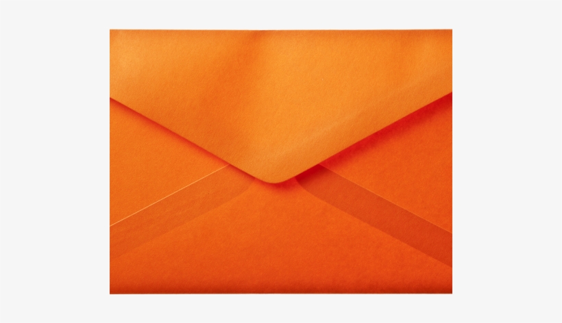 Orange Envelope Paper Background Layer Hd - Paper, transparent png download