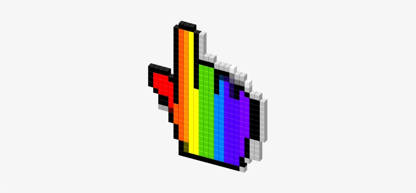 Rainbow Hand Cursor Png PNG Image | Transparent PNG Free Download on ...