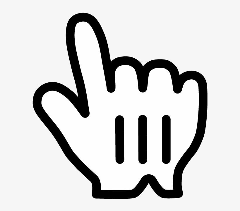 Pointing Hand, Vector, Mac Os X, 2012, Unknown Artist - Hand Cursor Mac Png, transparent png download