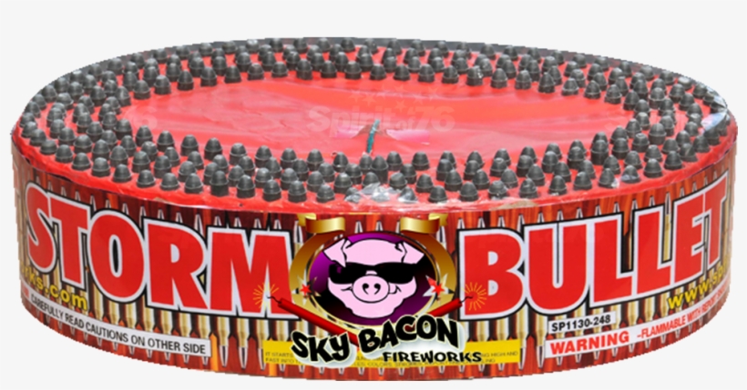 Fireworks Video Of Bullet Storm - Circle, transparent png download