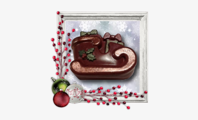 Santa's Sleigh Soap - Picture Frame, transparent png download