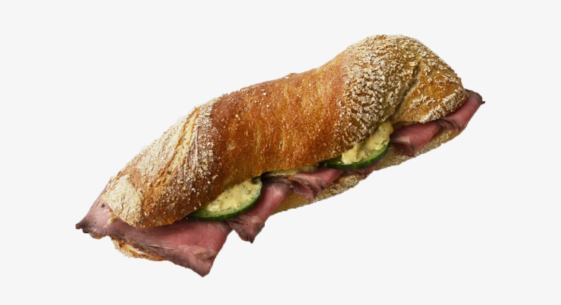Roastbeef-sandwich - Sandwich, transparent png download