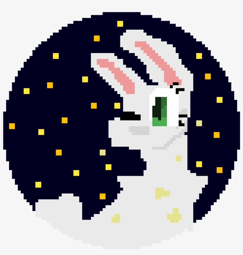 Image Black And White Library Iiowlcity S Profile Rabbit - Circle, transparent png download