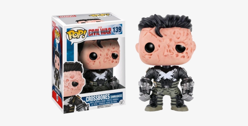 Civil War Funko Pop Crossbones - Crossbones Civil War Pop, transparent png download