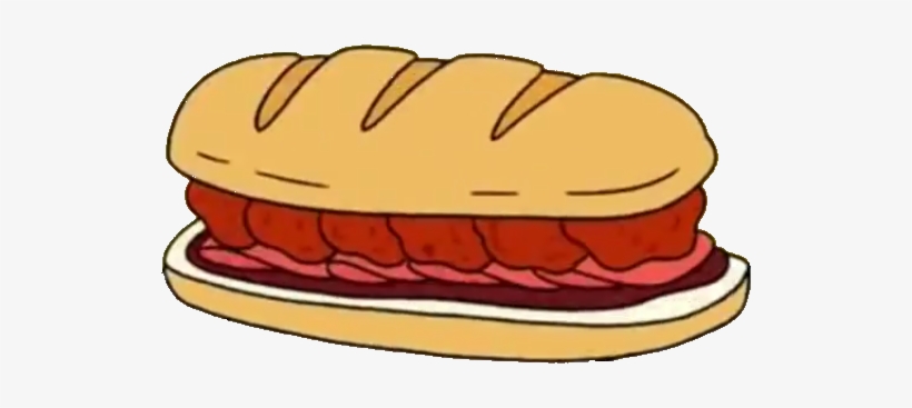 Sandwich Clipart Meatball Sandwich - Sandwich De La Muerte Un Show Mas, transparent png download