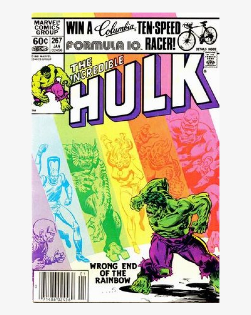 Купете Comics 1982-01 The Incredible Hulk - Incredible Hulk 267 Marvel Comics, transparent png download