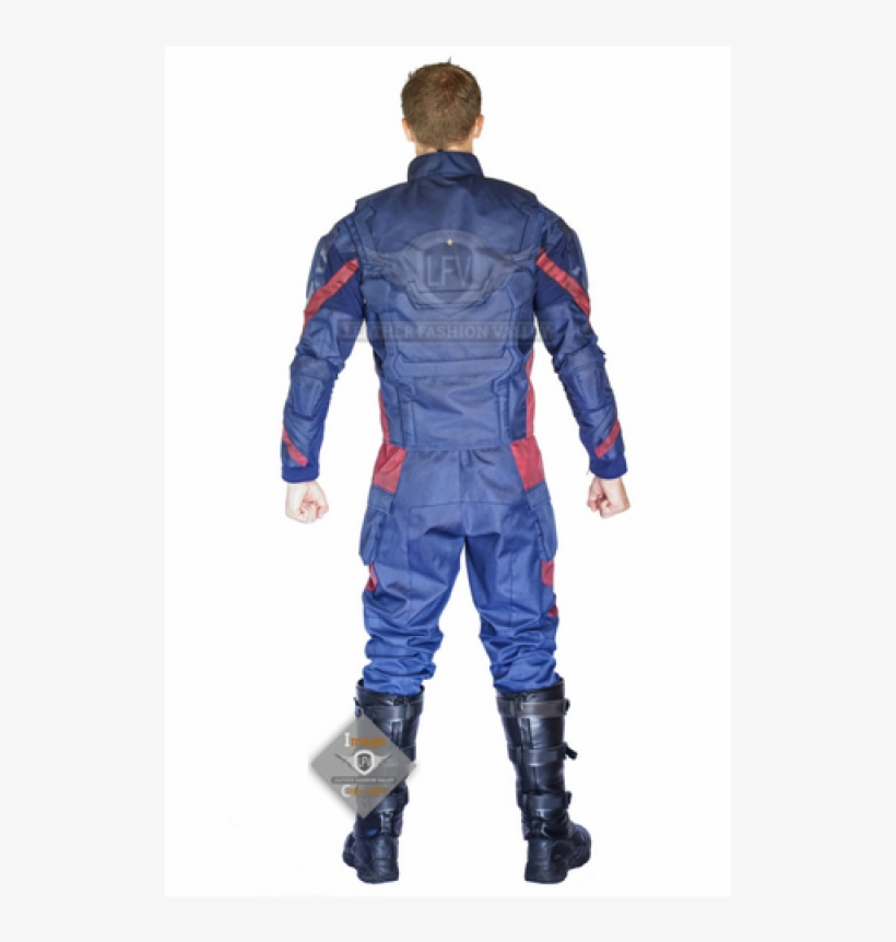 Captain America Civil War Cordura Full Costume - Captain America, transparent png download