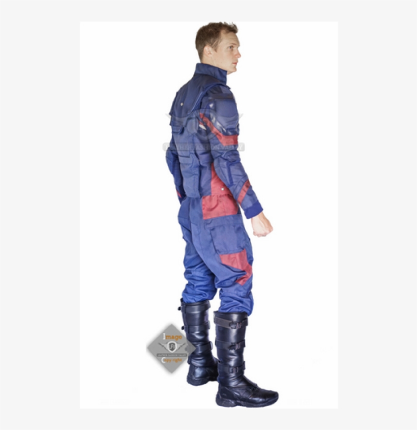 Captain America Civil War Cordura Full Costume - Captain America, transparent png download