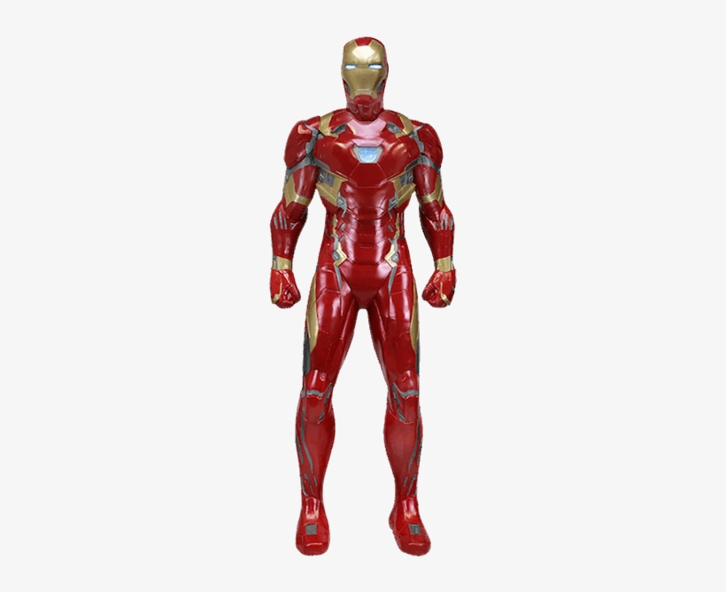 Marvel Captain America Civil War Iron Man Mark Xlvi - Iron Man Neca Life Size, transparent png download