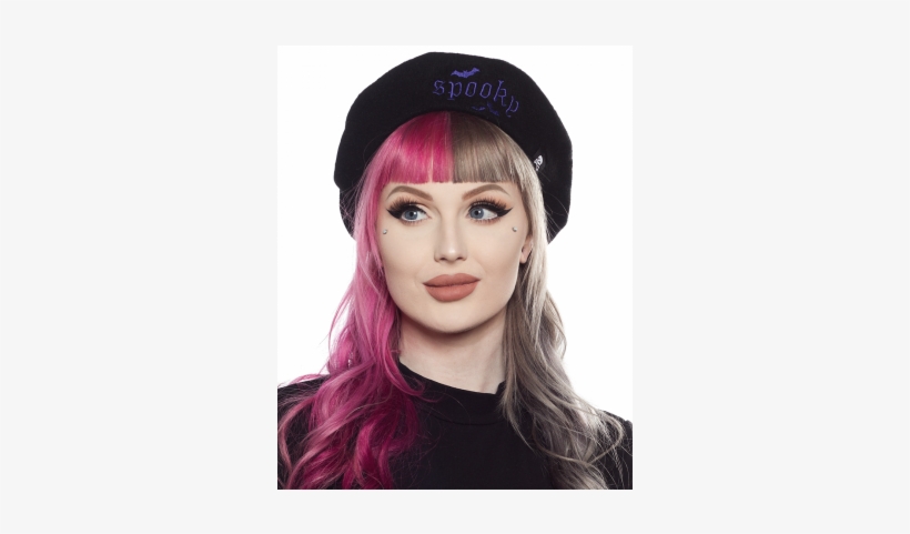 Sourpuss Spooky Beret - Beret, transparent png download