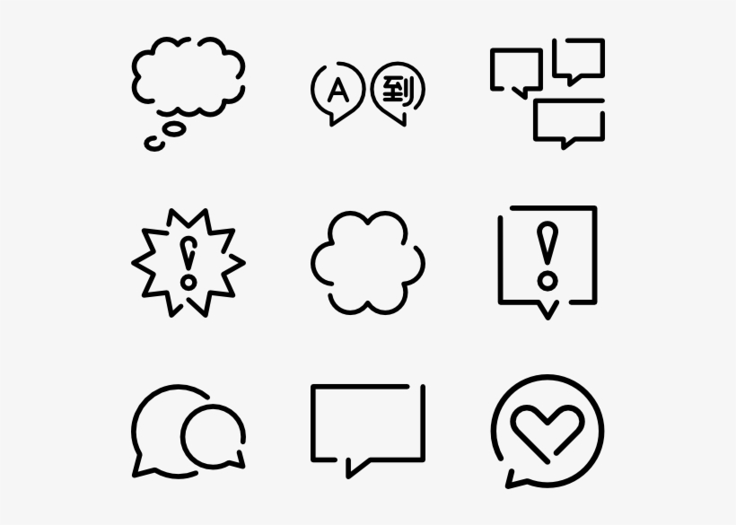 Speech Bubbles Line Craft - Customer Service Line Icon, transparent png download