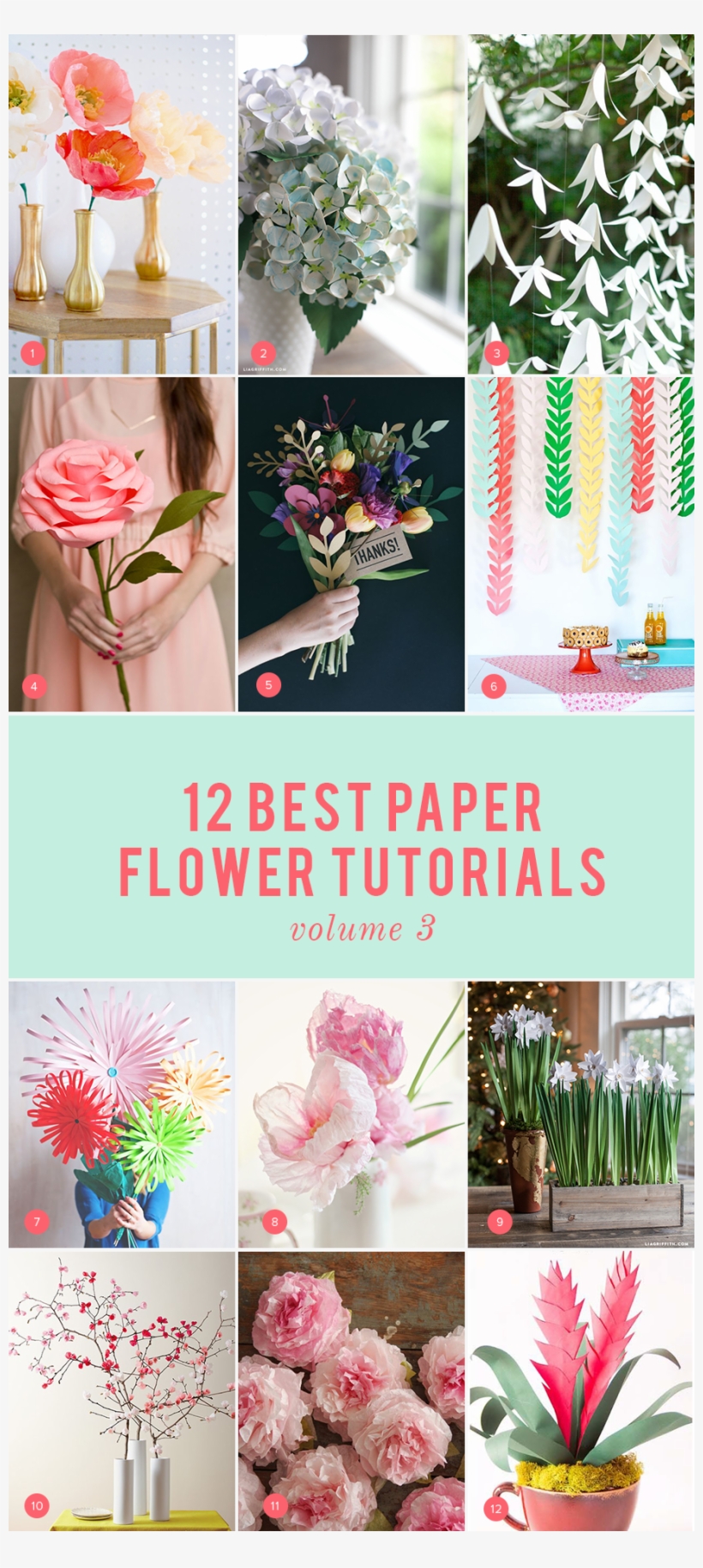 12 Best Paper Flowers Volume - Bouquet, transparent png download