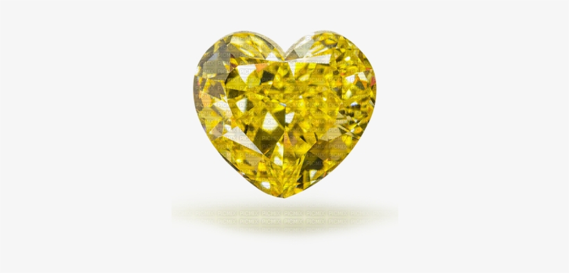 Kaz Creations Yellow Heart Gem - Kaz Creations, transparent png download