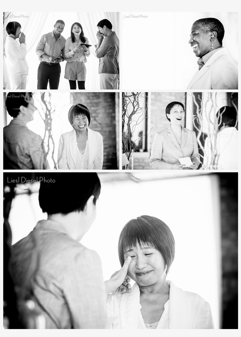 Wedding Ceremony Black And White Emotion Vows Tears - Wedding, transparent png download